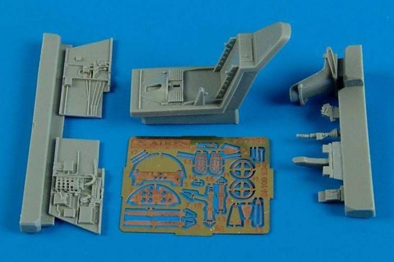 Messerschmitt Bf 109 E-3/E-4 - Cockpit set [Airfix] von Aires Hobby Models