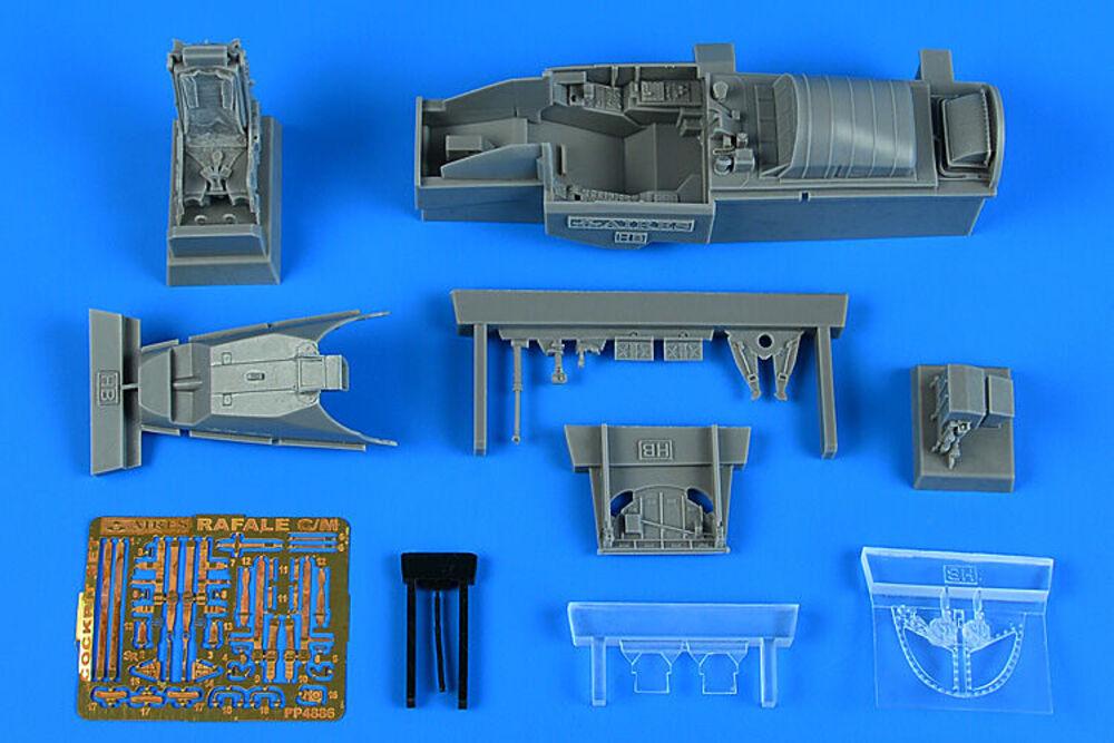 Rafale C/M - Cockpit set [HobbyBoss] von Aires Hobby Models