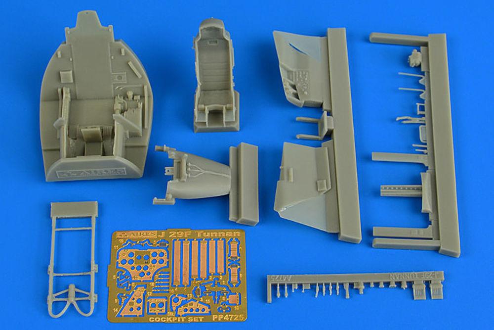 SAAB J-29 Tunnan - Cockpit set [Pilot replicas] von Aires Hobby Models