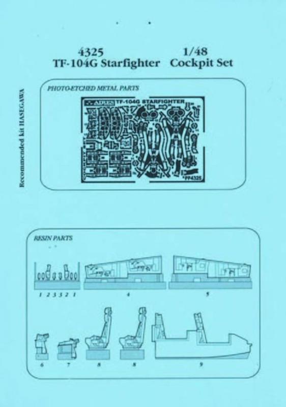 TF-104G - Cockpit Set [Hasegawa] von Aires