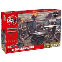 AIRFIX 980156 1:76 75 Jahre D-Day, Geschenk-Set, Seeangriff von Airfix