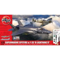 AIRFIX 980190 1:72 Then and Now Spitfire Mk.Vc & F-35B Lightning II von Airfix