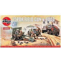 AIRFIX 981305 1:76 25pdr Feldgeschütz mit Morris Com. C8 Fat von Airfix