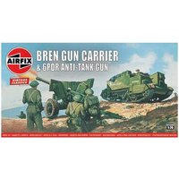 AIRFIX 981309 1:76 Bren Gun Carrier & 6 pdrAT Gun von Airfix