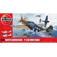 AIRFIX 985138 1:48 North American P51-D Mustang (Filletless Tails) von Airfix