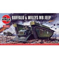 AIRFIX A02302V 1:76 Buffalo Amphibian LVT & Jeep von Airfix