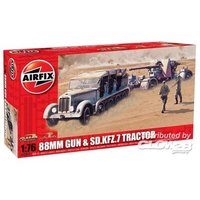 AIRFIX A02303 1:76 88mm Gun and Tractor von Airfix