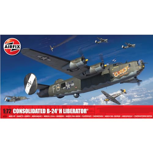 Airfix - 1/72 Consolidated B-24H Liberator - Plastikmodellbausatz, Unlackiert von Airfix