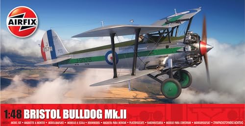 Airfix 985141 Bristol Bulldog Mk.II Modellbausatz, Mehrfarbig, S von Airfix