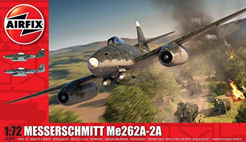 Airfix A03090 1/72 Messerschmitt ME262A-2a Modellbausatz, Modellbauzubehör, Mehrfarbig, 1: 72 Scale von Airfix