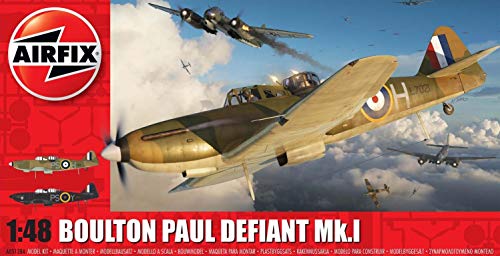 Airfix A05128A 1/48 Boulton Paul Defiant Mk.1 Bausatz, Mehrfarbig von Airfix