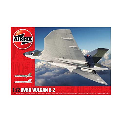 Airfix A12011 Avro Vulcan B.2 1:72 Royal Military Aviation Bomber Plastic Model Kit Fahrzeug Bausatz, Nicht bemalt, 1/72 von Airfix