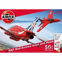 AIRFIX A50159 1:48 Red Arrows 50TH Display Season Gift Set von Airfix