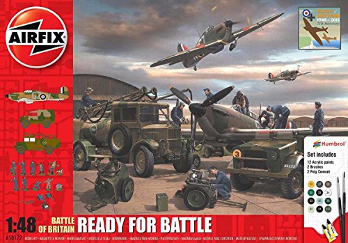 Airfix A50172: Battle of Britain Ready for Battle Set in 1:48 von Airfix