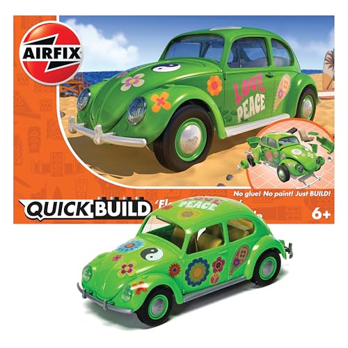 QUICKBUILD VW Beetle „Flower Power“ Modellbausatz von Airfix