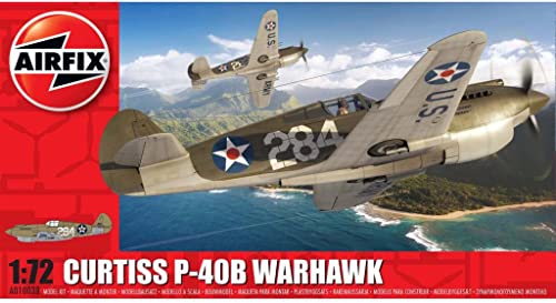 Curtiss P-40B Warhawk Modellbausatz von Airfix