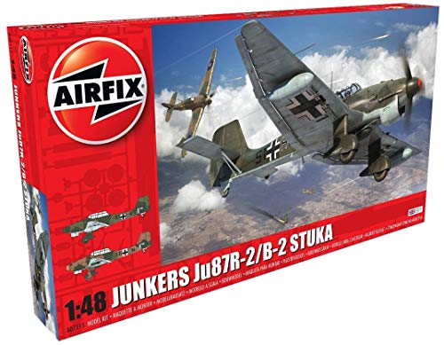 Junkers JU87B-2/R-2, 1:48, Modellbausatz, Grau von Airfix