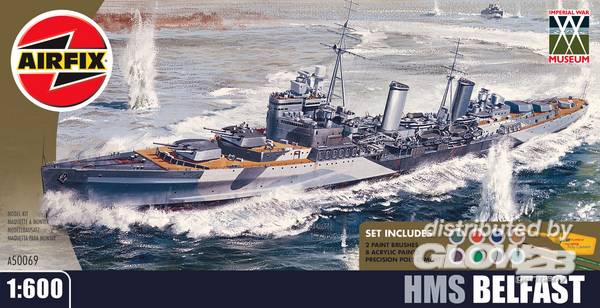 Leichter Kreuzer HMS Belfast von Airfix