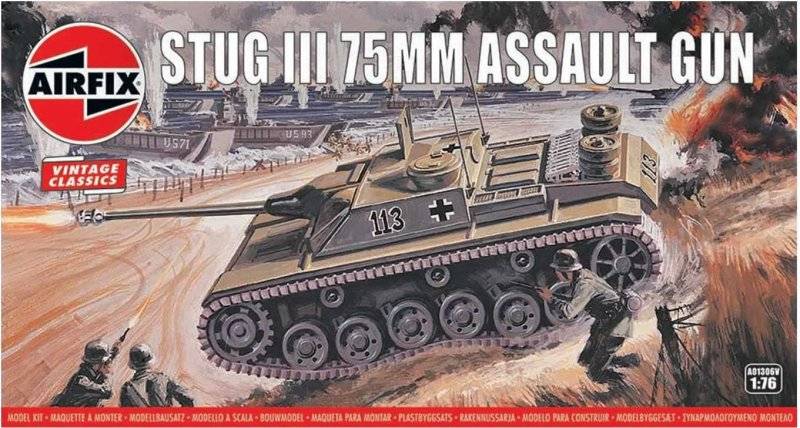 Stug III 75mm Assault Gun - Vintage Classics von Airfix