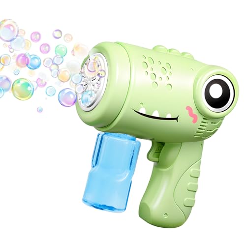 Aischens Seifenblasenpistole Kinder, Dinosaurier Seifenblasenpistole mit Seifenblasenlösung, Seifenblasenmaschine Spielzeug für Jungen und Mädchen, Blasenspielzeug Geschenk für Geburtstag (Grün) Aischens Seifenblasenpistole Kinder, Dinosaurier Seifenblasenpistole mit Seifenblasenlösung, Seifenblasenmaschine Spielzeug für Jungen und Mädchen, Blasenspielzeug Geschenk für Geburtstag (Grün) von Aischens