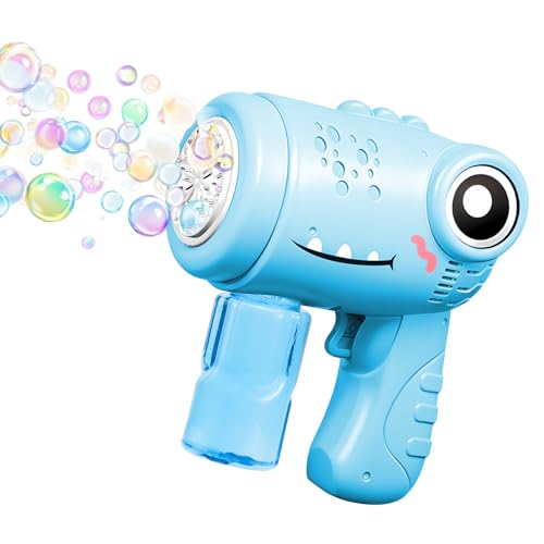 Aischens Seifenblasenpistole Kinder, Dinosaurier Seifenblasenpistole mit Seifenblasenlösung, Seifenblasenmaschine Spielzeug für Jungen Mädchen, Blasenspielzeug Geschenk für Kinder/Geburtstag (Blau) Aischens Seifenblasenpistole Kinder, Dinosaurier Seifenblasenpistole mit Seifenblasenlösung, Seifenblasenmaschine Spielzeug für Jungen Mädchen, Blasenspielzeug Geschenk für Kinder/Geburtstag (Blau) von Aischens