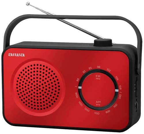 Aiwa R-190RD Kofferradio FM, MW Rot von Aiwa