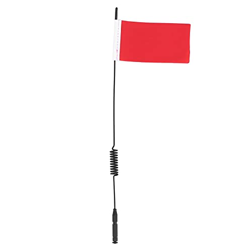 Aiwjeakh 1 Stück Modell Antenne L29Cm Simulation Signal Leitung Mit Flagge Für Trx4 Rc Klettern Auto Dekoration Teile Zubehör (Rot) von Aiwjeakh