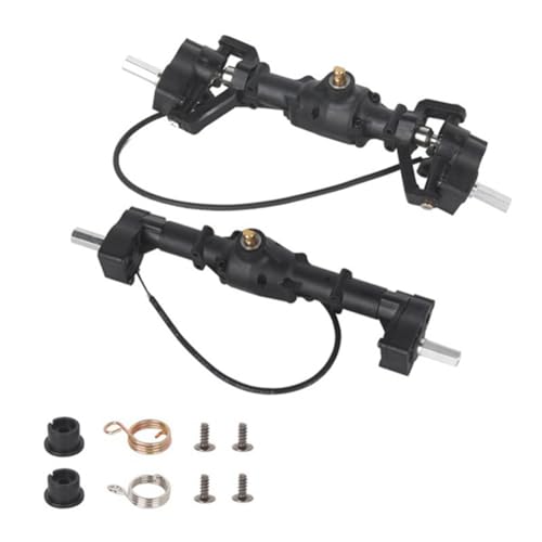 Aiwjeakh 1: 12 Kletterspielzeug Aufgerüstetes und Modifiziertes Ferngesteuertes Auto mit Vorder- und Hinterachsdifferential-Sperre, Zubehör und Ersatzteilen von Aiwjeakh