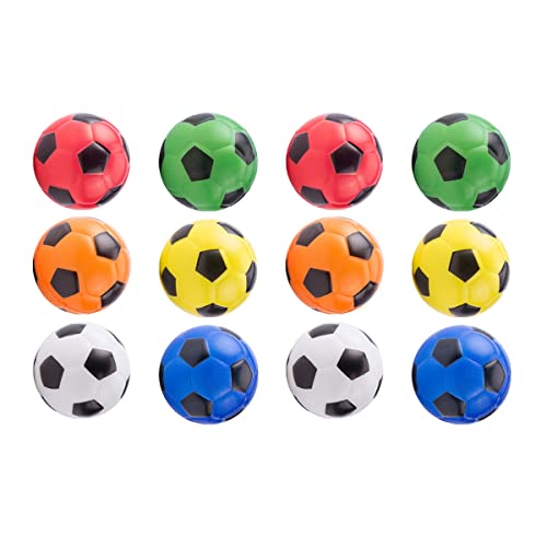 Aiwjeakh 12Pcs Fußball-Druckball-Übungs-Weicher Elastischer Stressabbau-Ball-Kind-Kleiner Ball-Spielzeug-Erwachsene Massage-Spielwaren von Aiwjeakh