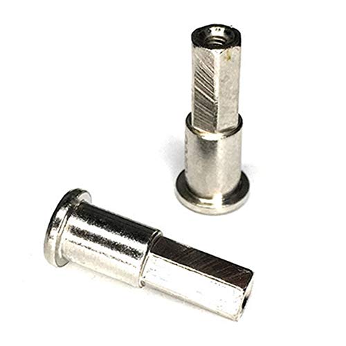 Aiwjeakh 2 StüCke 5Mm Metall Kombinator Rad Nabe Sechskant Adapter Upgrade ZubehöR für D12 1/10 RC Truck Auto Teile von Aiwjeakh