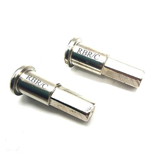 Aiwjeakh 2 StüCke Metall Rad Sechskant Adapter für 1/10 RC Truck Auto D12 Upgrade Teile ZubehöR von Aiwjeakh