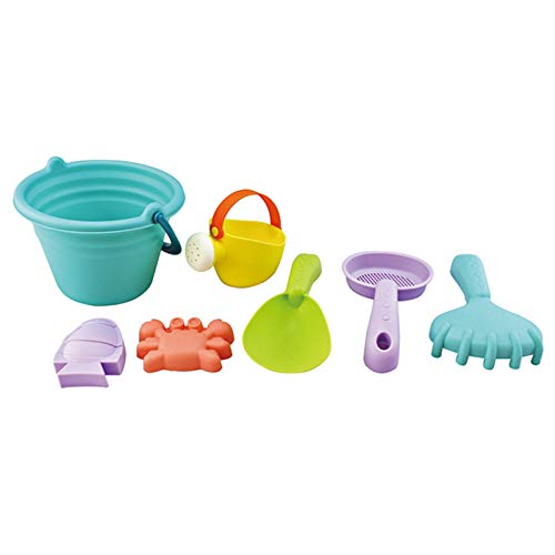 Aiwjeakh Blau-Bucket Bath Digging Sand Schaufel Spielzeug Baby Soft PP Spiel Sand Tool Kinder Strand Spielzeug Set von Aiwjeakh