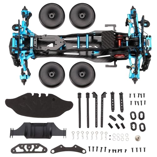 Aiwjeakh DIY RC Auto Center Drive Drift Racing Rahmen 1/10 D5S RC Auto Carbon Rahmen DIY KIT Hochgeschwindigkeits-Rennmodell von Aiwjeakh