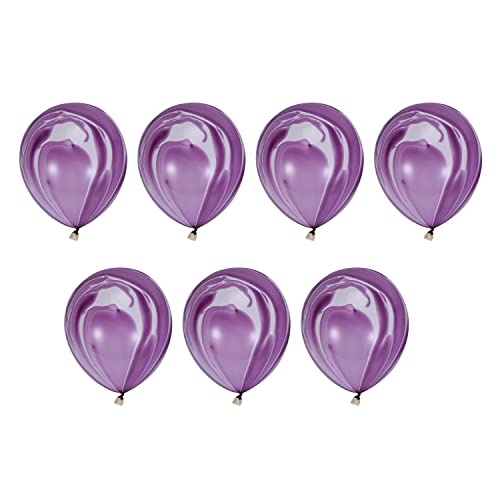 Aiwjeakh Farbe Ballons (7 / Pack) - Bunter Wolke Ballon, Geburtstag Dekoration, Passende Raumgestaltung Violett von Aiwjeakh