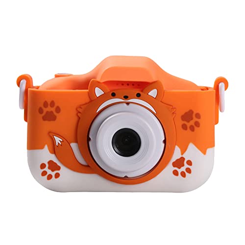 Aiwjeakh HD-Kamera Spielzeug für Kinder Digitalkamera Videokamera mit 32 GB SD-Karte für Kinder Babygeschenke Orange von Aiwjeakh