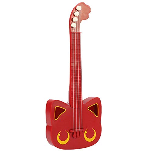 Aiwjeakh Nette Katzen Form Gitarre AnfäNger Konzert Kinder Musik Instrument Ukulele Kinder Geschenk von Aiwjeakh