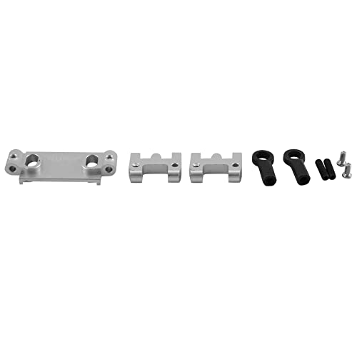 Aiwjeakh Oberer Schwingen Arm Satz Aus Metall für D12 1/10 RC Auto DIY Upgrade Teile ZubehöR, Silber von Aiwjeakh