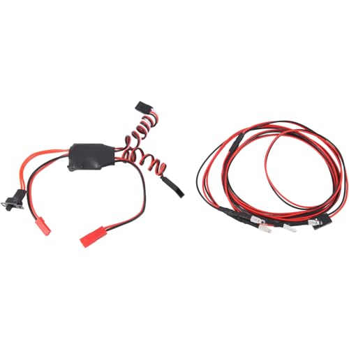 Aiwjeakh RC 30A Mini-Bürsten-Drehzahlregler, ESC-Bürsten-Drehzahlregler für Elektronischen Motor, Doppelausgang, JST-Stecker von Aiwjeakh