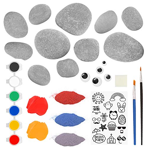 Aiwjeakh Rock Painting Kreative Magie Skunst Malen Graffiti Spielzeug Kits für Kinder von Aiwjeakh