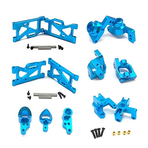 Aiwjeakh Schwenk Arm Basis Aus Metall C Teile für die Rad Naben Sitz Baugruppe für 144001 1/14 Rc Auto, Blau von Aiwjeakh