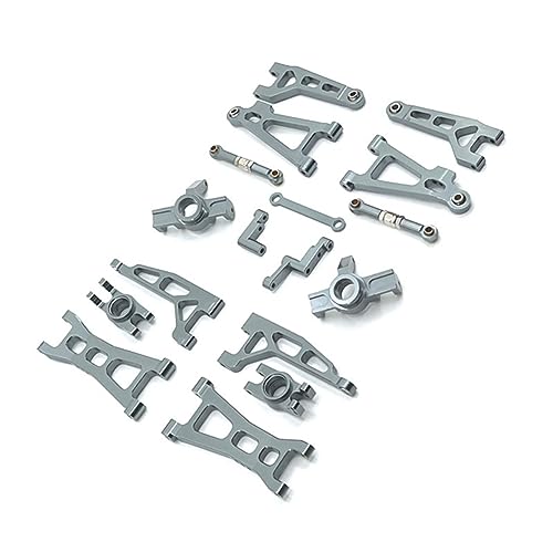 Aiwjeakh Schwenkarm-Lenkgruppenbecher für 16207 16208 16209 16210 H16 Ferngesteuertes Auto Ersatzteile Metall Upgrade Kit, von Aiwjeakh