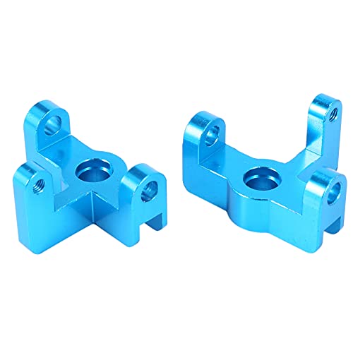 Aiwjeakh für 144001 1/14 RC Auto Teile Legierung Aluminium Lenk Becher Vorder Rad Sitz Lenk Nabe, Blau von Aiwjeakh