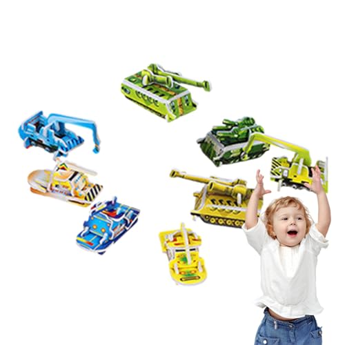 Aizuoni 3D-Puzzle für Kinder, 3D-Tierpuzzle | 10 Stück lustiges zusammengebautes Puzzle | Pädagogische 3D-Puzzles, 3D-Puzzlespielzeug für Mädchen und Jungen, STEM-Puzzlemodelle für Geburtstag, von Aizuoni