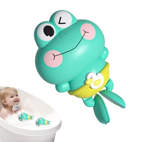 Aizuoni Badespielzeug „Frosch zum Aufziehen“, Badefrosch zum Aufziehen,Lustiges schwimmendes Froschspielzeug für Pool und Badewanne - Schwimmendes Froschspielzeug für den Pool, von Aizuoni