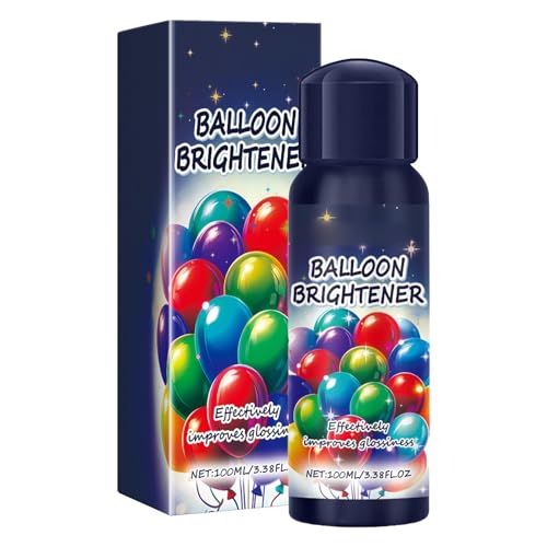 Aizuoni Ballonglanz, Ballonglanzspray | Latex-Ballon-Glanzspray - Shine Balloons Spray, langanhaltendes Ballonspray für Halloween, Geburtstage, Hochzeiten, Partys, 100 ml von Aizuoni