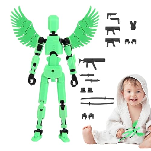 Aizuoni Bewegliche Figur Mit Mehreren Gelenken, Bewegliches Modell Mit Mehreren Gelenken - 3D-gedruckte Figur - Bewegliches Spielzeug Mit Mehreren Gelenken, Actionfiguren Mit Mehreren Gelenken Für von Aizuoni