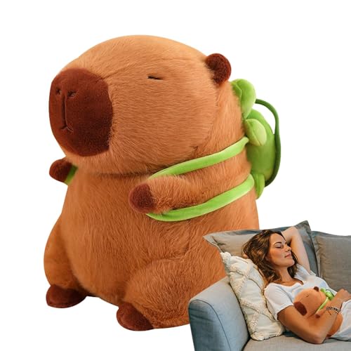 Aizuoni Capybara Plüschkissen | Plüschgeschenke Für Capybara-Liebhaber,Plüschtier, Capybara Kuscheltier, Niedliche Plüsch Für Kinder Und Freunde von Aizuoni