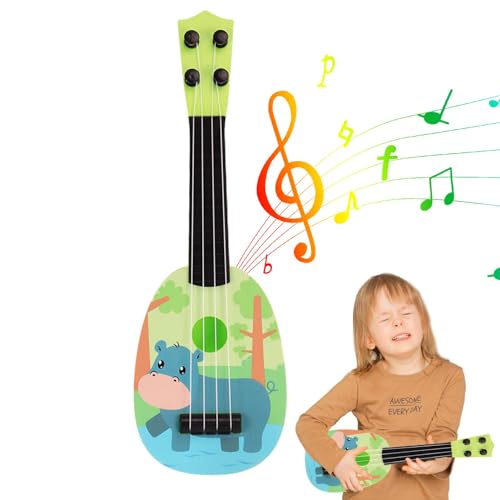 Aizuoni Kindergitarrenspielzeug,Spielzeuggitarre,Gitarren-Musikspielzeug für Kleinkinder | Musikinstrumente-Spielzeug, Cartoon-Kinder-Ukulele-Gitarrenspielzeug für Vorschulkinder von Aizuoni