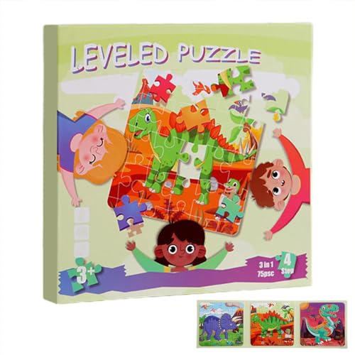 Aizuoni Magnetisches Puzzle, Magnetisches Puzzlebuch - Faltbare Tierpuzzle-Sets | Magnetisches Cartoon-Puzzlebuch für die Früherziehung für Mädchen, Jungen und Kinder von Aizuoni