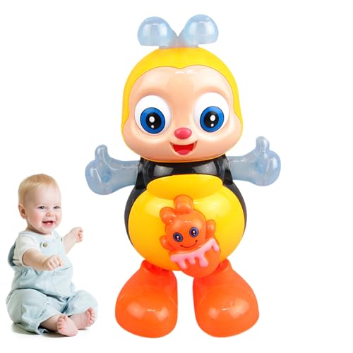 Aizuoni Tanzendes Spielzeug | Interaktive Leuchtende & Musikalische Biene | Pädagogisches Sinnesanregendes Singendes Spielzeug Für Kinder Mädchen Geburtstag Weihnachten Ostern Aizuoni Tanzendes Spielzeug | Interaktive Leuchtende & Musikalische Biene | Pädagogisches Sinnesanregendes Singendes Spielzeug Für Kinder Mädchen Geburtstag Weihnachten Ostern von Aizuoni
